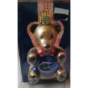 UNIVERSITY OF Florida CHRISTMAS ORNAMENT TEDDY U OF F JERSEY Go Gators